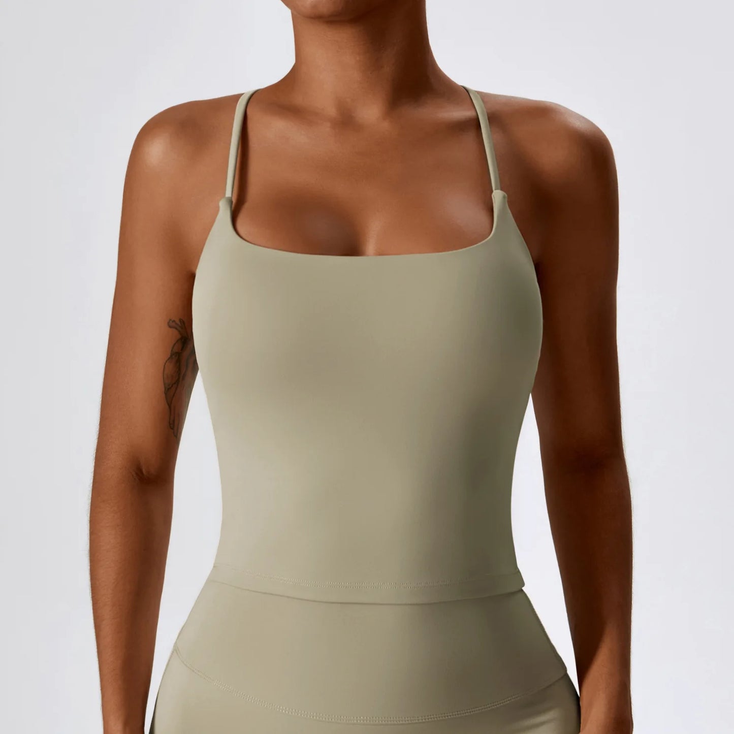 Crop-top dos croisé - Libre
