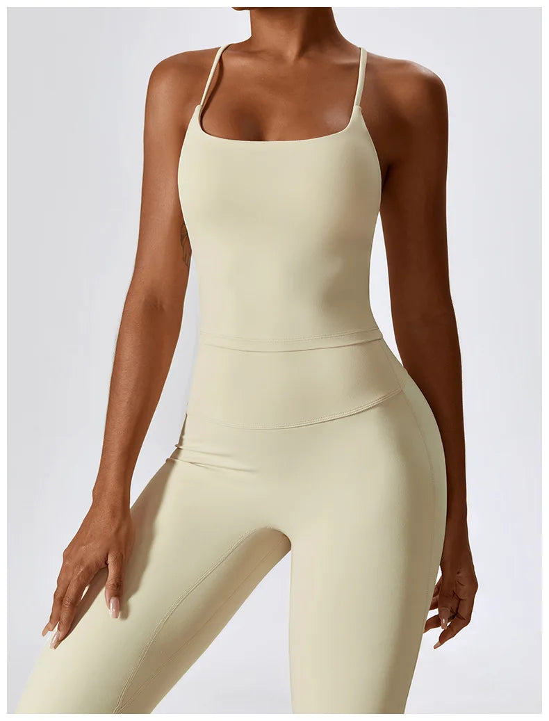 Crop-top dos croisé - Libre