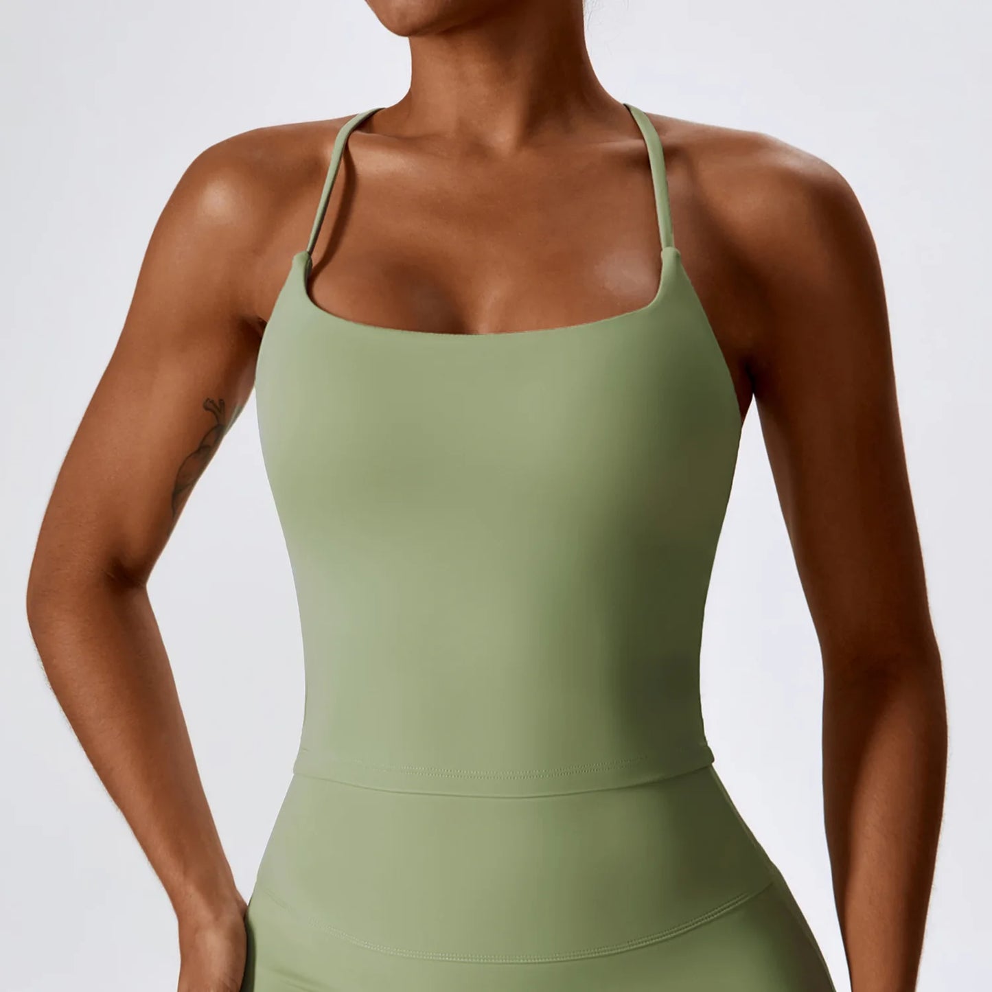 Crop-top dos croisé - Libre