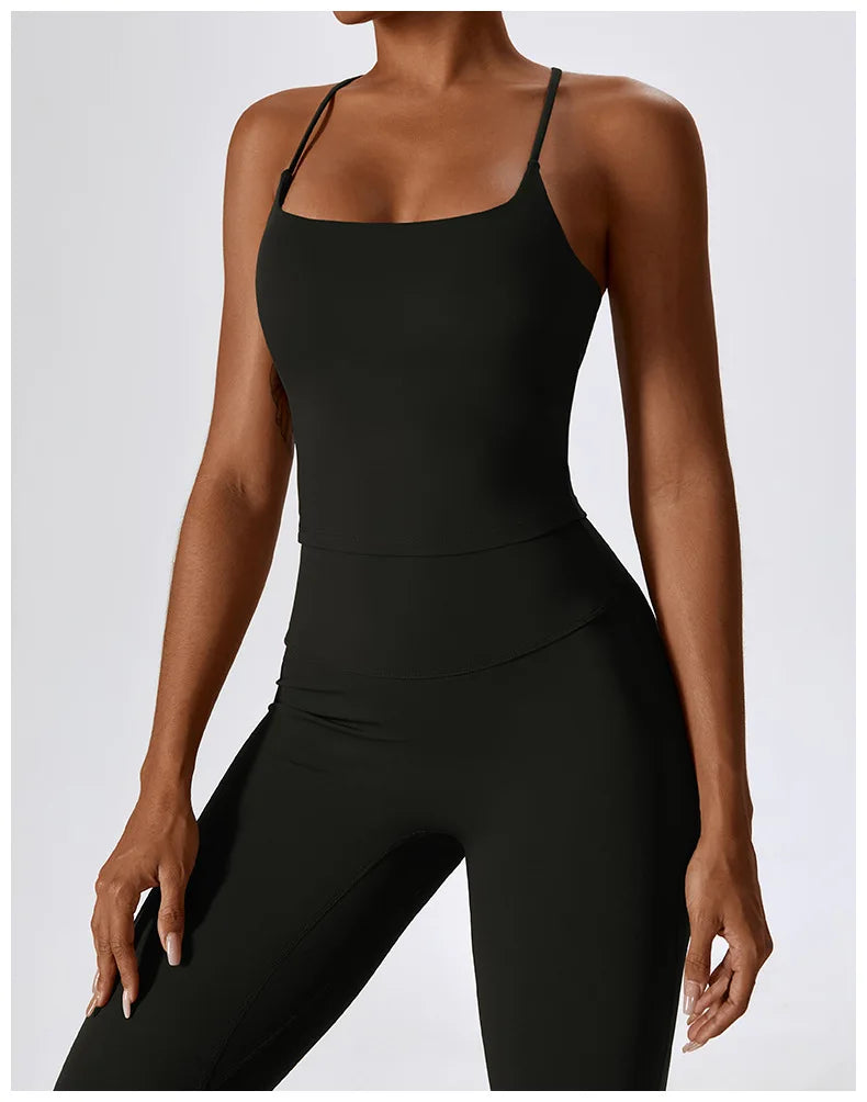 Crop-top dos croisé - Libre