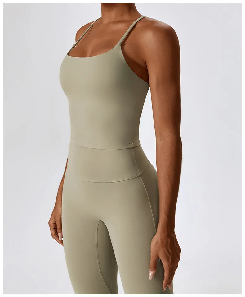 Crop-top dos croisé - Libre