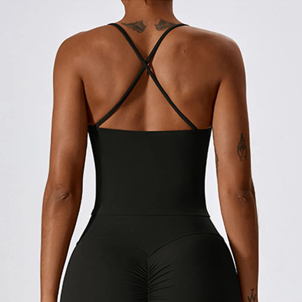 Crop-top dos croisé - Libre