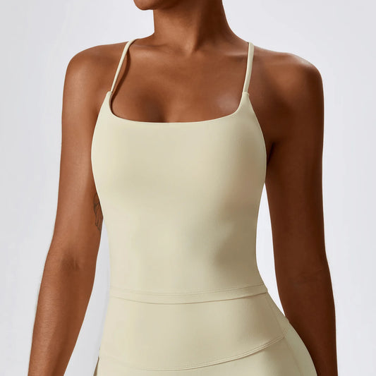 Crop-top dos croisé - Libre