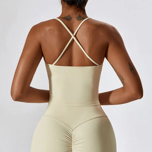 Crop-top dos croisé - Libre